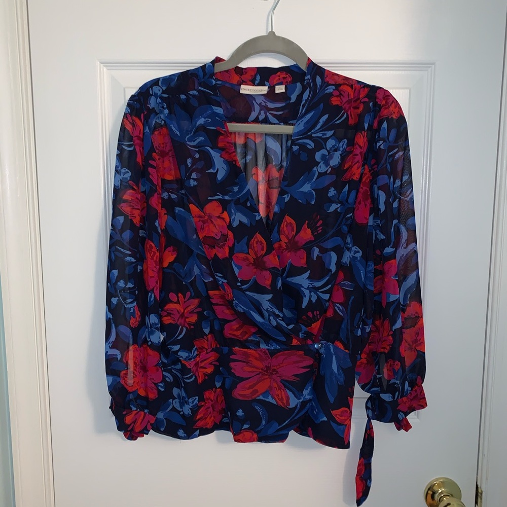 Eva Mendes Floral Top